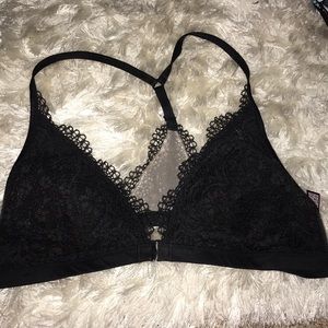 Black VS lace bralette